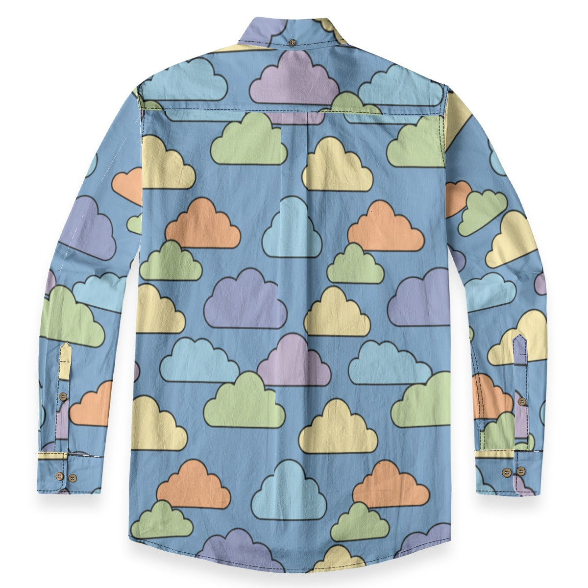 Men's Casual Lapel Long Sleeve Shirt|125GSM Cotton