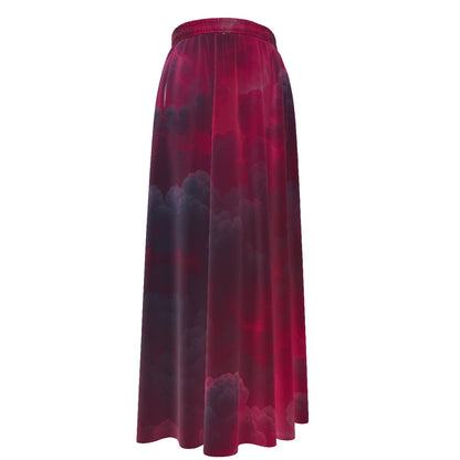 Women's Maxi Chiffon Skirts With Lining