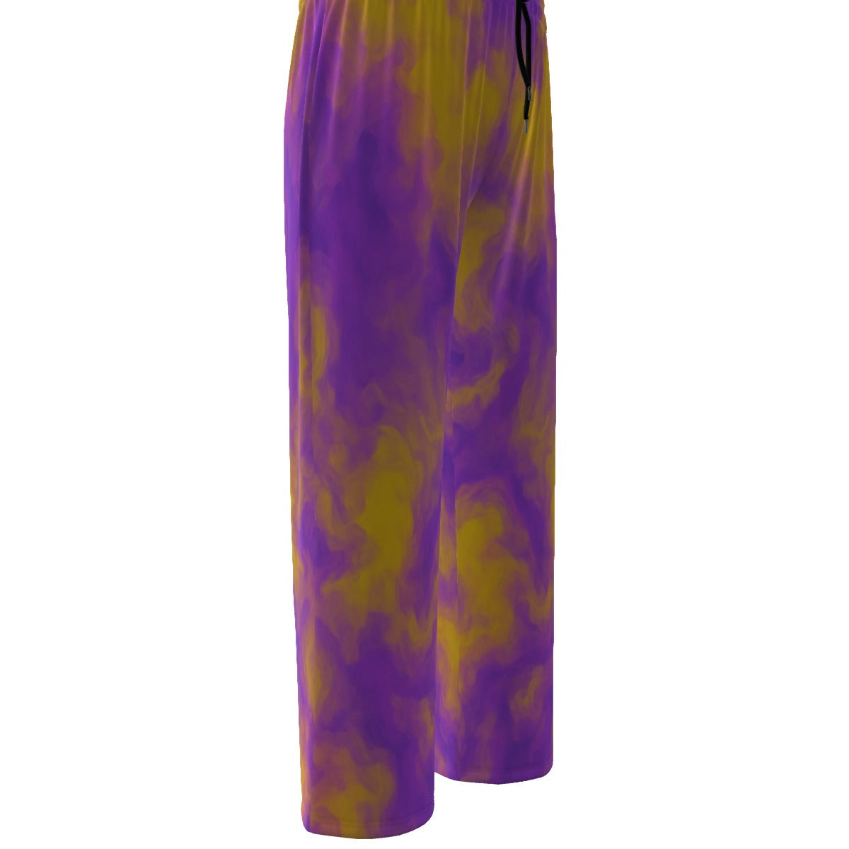 Unisex Knitted Fleece Wide Leg Pants