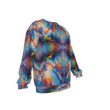 Men's Drop Shoulder Round Neck Long-Sleeved Sweatshirt