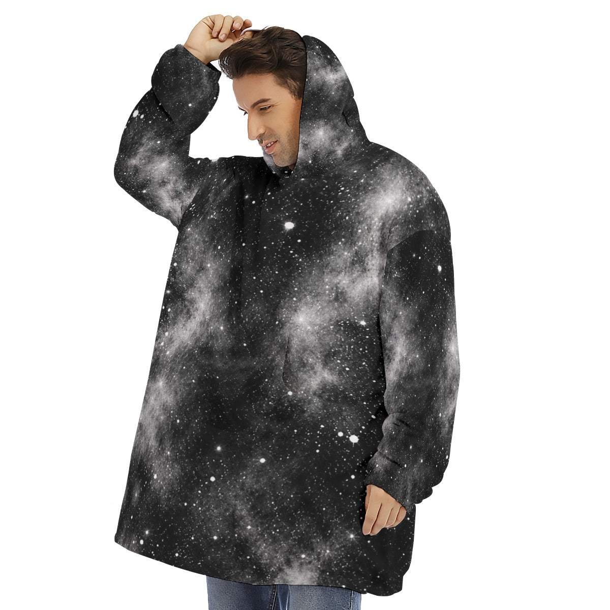 Unisex Sherpa-Fleece Hoodie Blanket - view 3