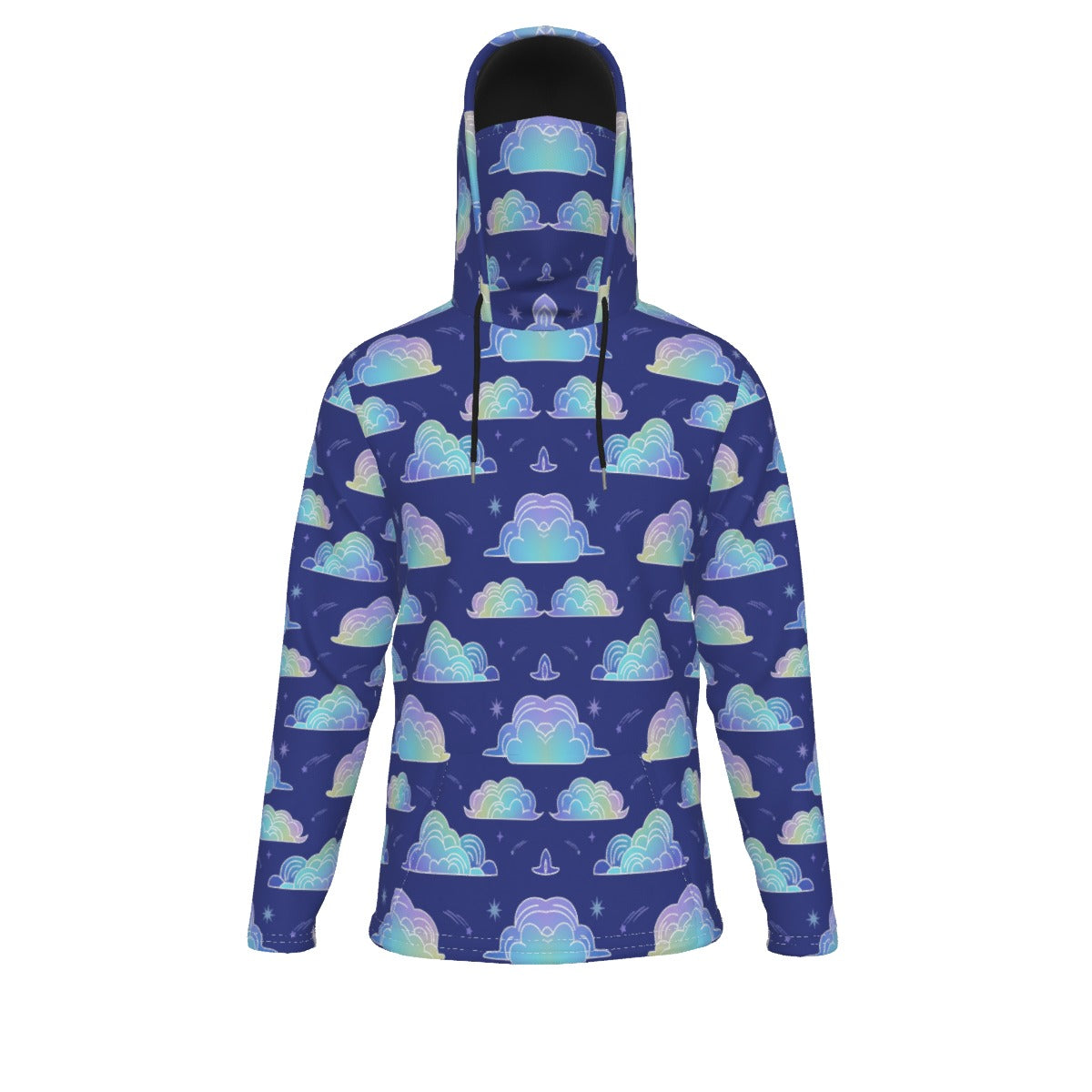 Men's Pullover Hoodie With Mask - view 1
