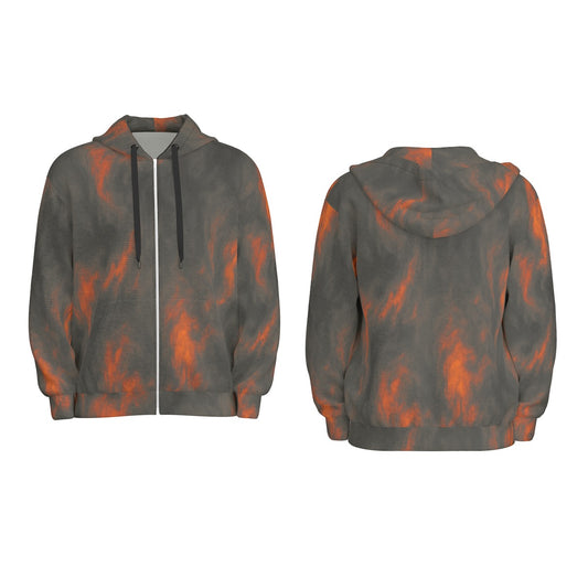 Unisex Zip Hooded Sweatshirt