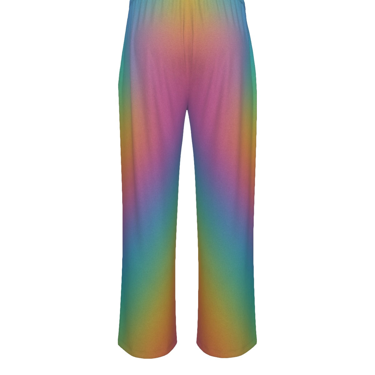 Unisex Knitted Fleece Wide Leg Pants