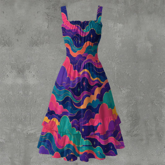 Women‘s Ruffle Hem Dress