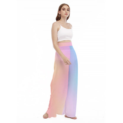 Women's High Waist Wide Leg Trousers