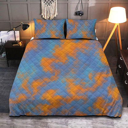 Unisex Quilt & Pillow Cases With Edge-wrapping Strips