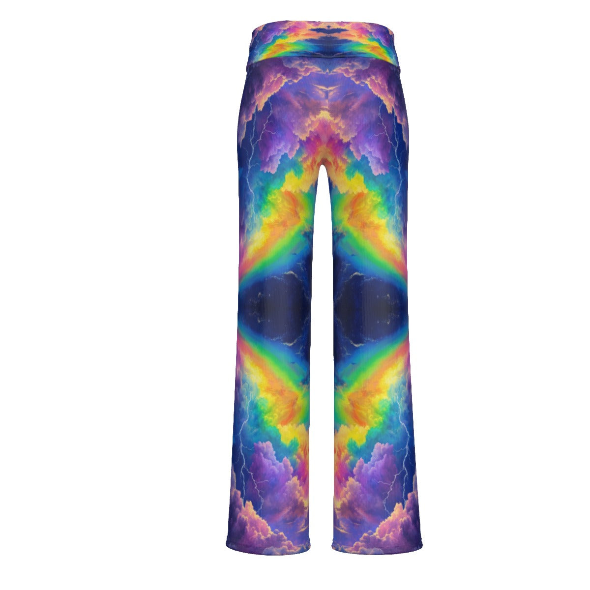 Women's High-waisted Straight-leg Trousers