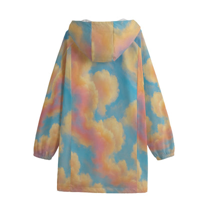 Unisex Windbreaker Long Jacket