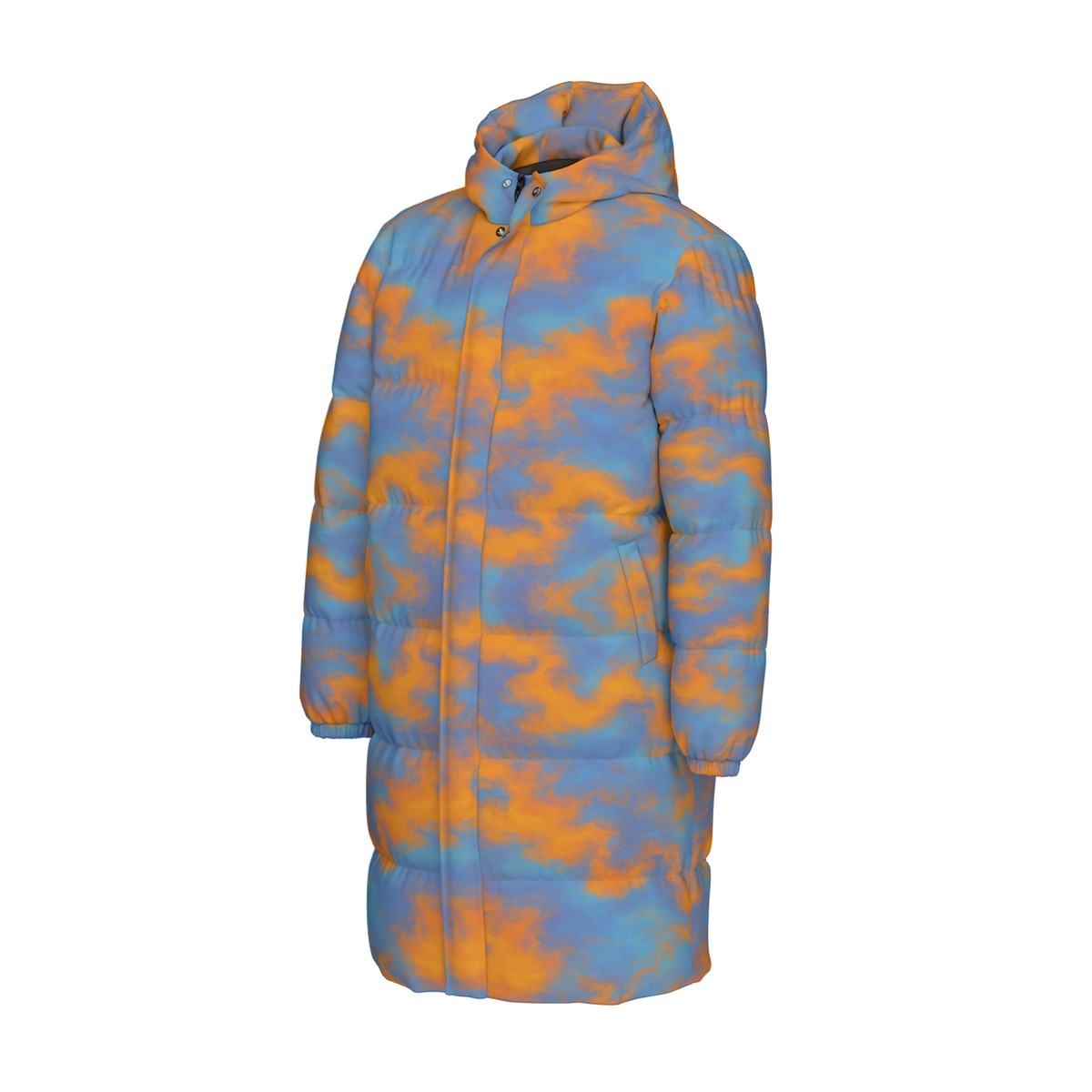 Unisex Long Down Jacket