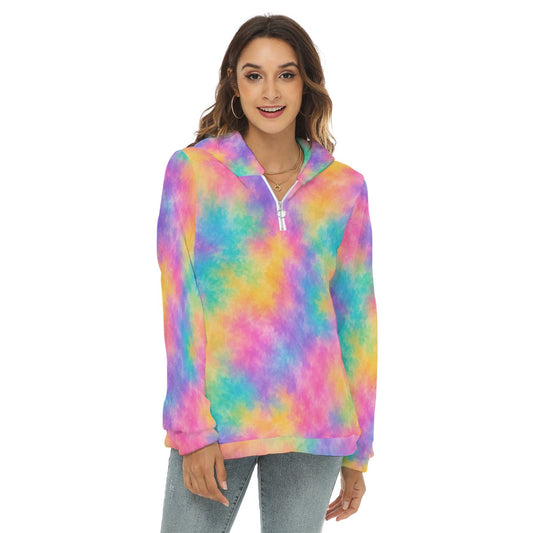 Women’s Borg-Fleece Half-Zip Hoodie - view 1