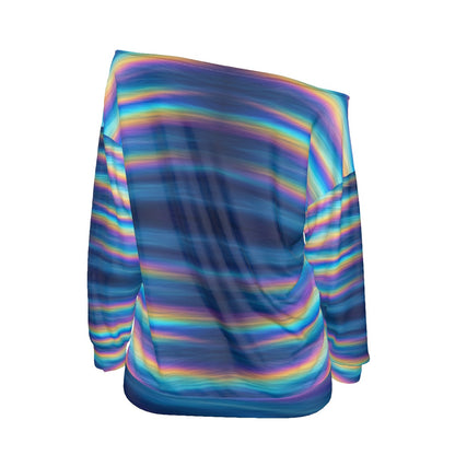 Women's Off-Shoulder Sweatshirt
