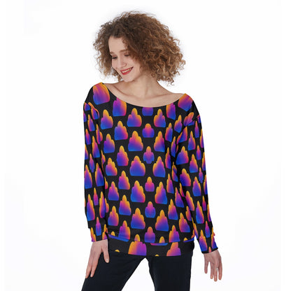 Women's Off-Shoulder Sweatshirt