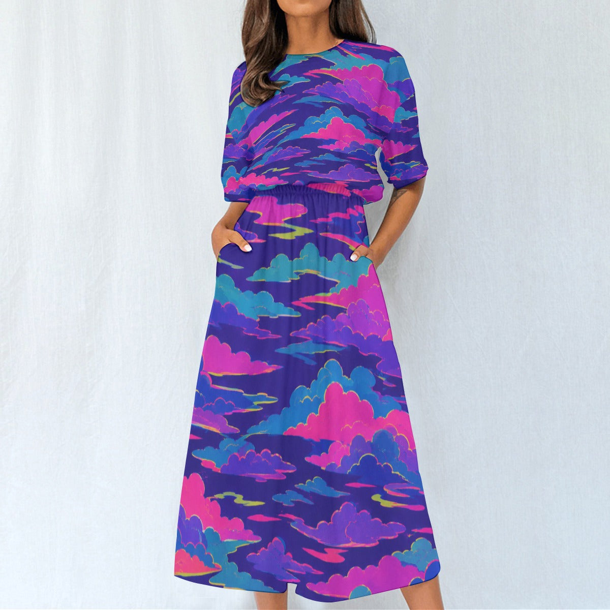 Women's Elastic Waist Dress by O’Nimbus – view 3