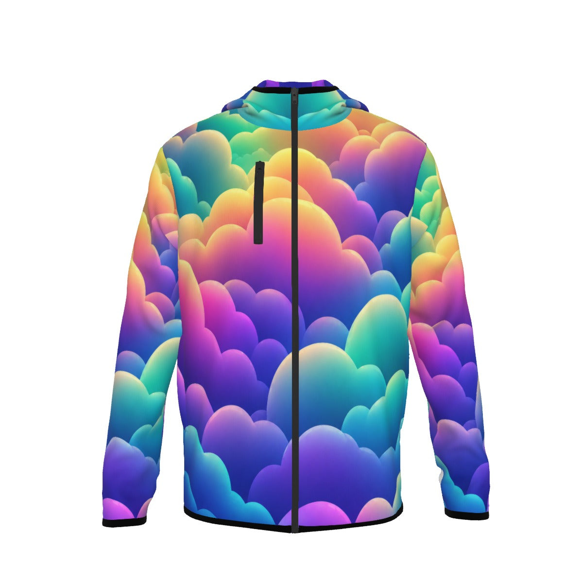 Men's Stylish Hoodie with Thumb Hole Design - view 1