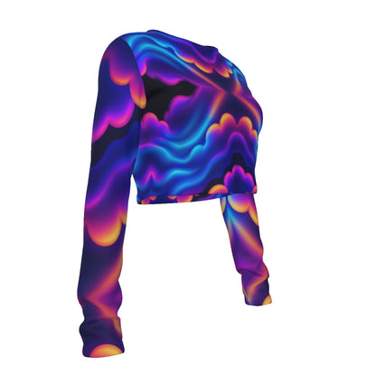 Women's Round Neck Crop Top T-Shirt