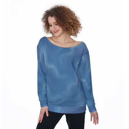 Women's Off-Shoulder Sweatshirt