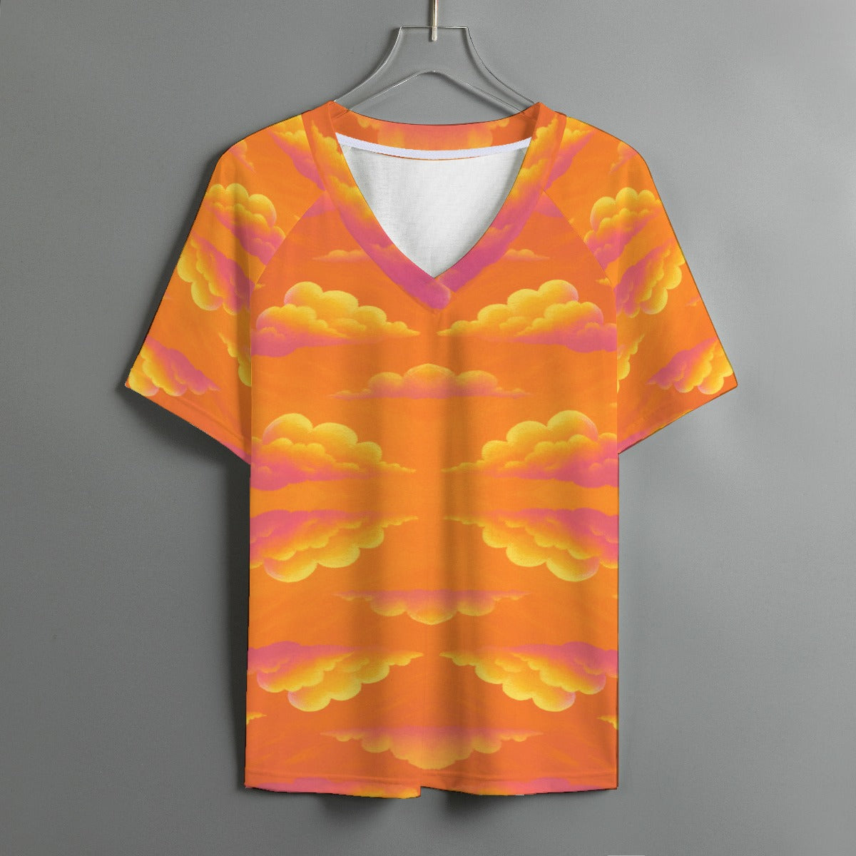Women's V-neck T-shirt With Short Sleeve