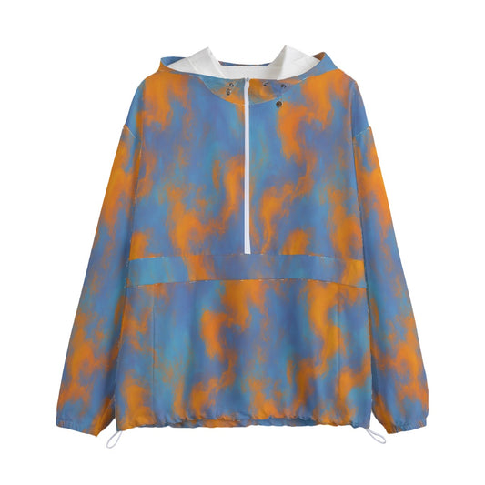 Unisex Pullover Jacket With Zipper Closure