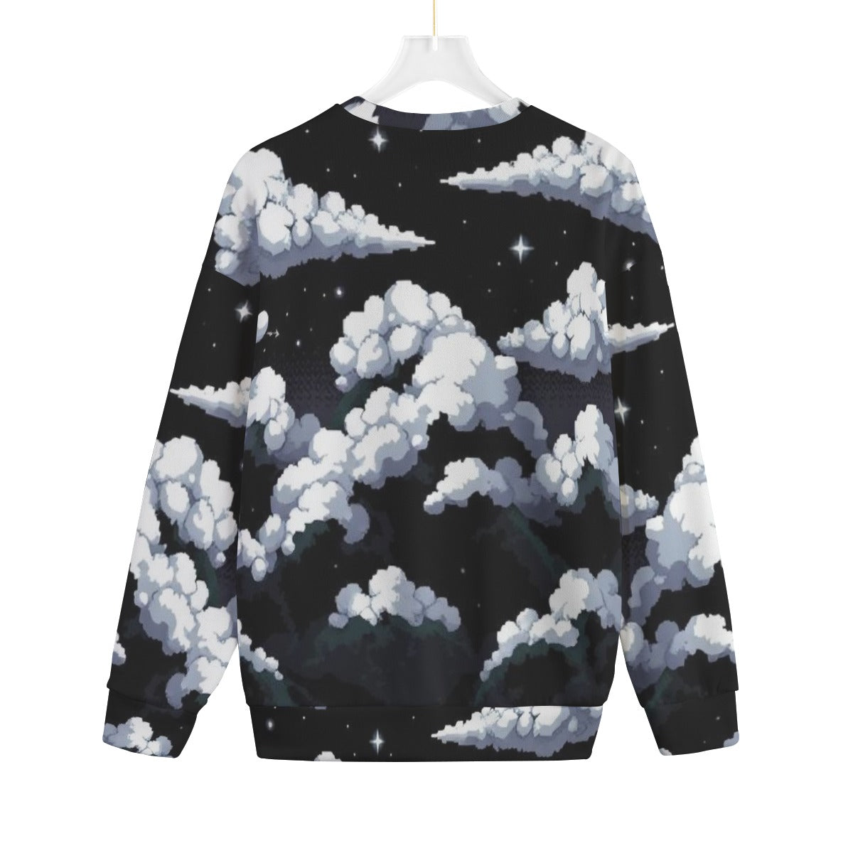 Unisex Drop-shoulder Knitted Fleece Sweater - view 2