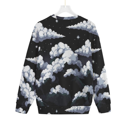 Unisex Drop-shoulder Knitted Fleece Sweater - view 2