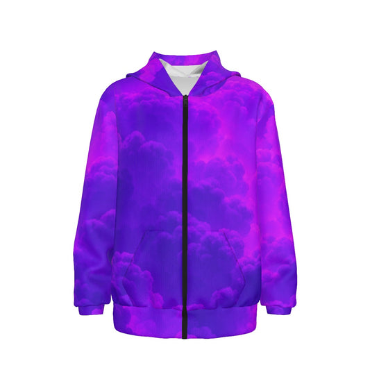 Unisex Kid's Heavy Fleece Zip Up Hoodie