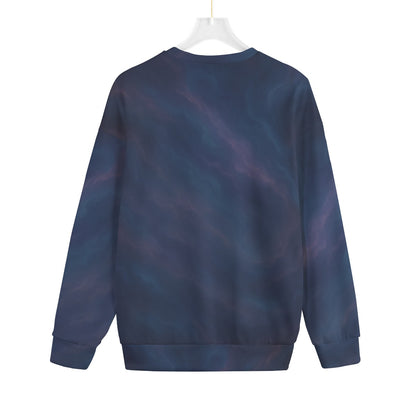 Unisex Drop-shoulder Knitted Fleece Sweater - view 2