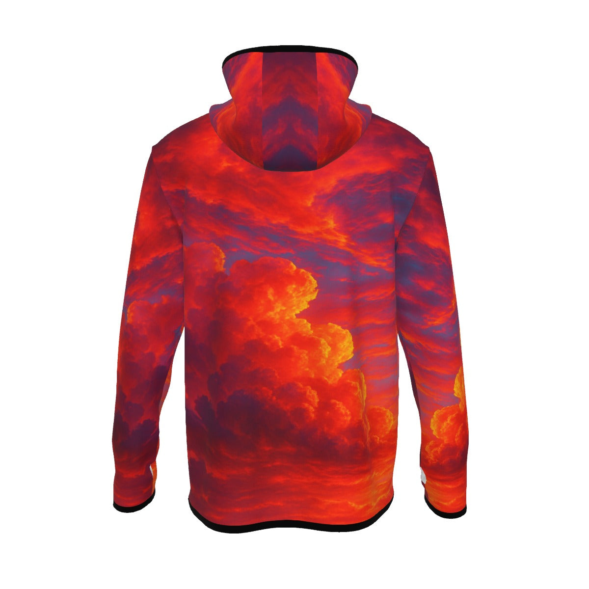 Men's Stylish Hoodie with Thumb Hole Design - view 2