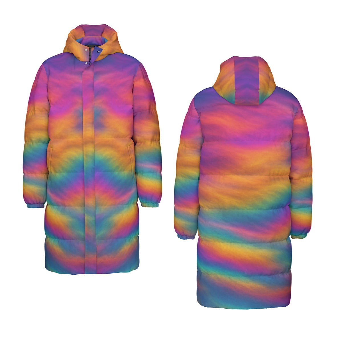 Unisex Long Down Jacket