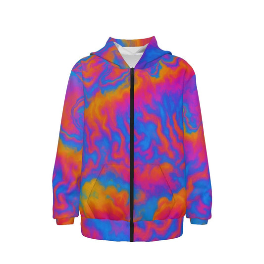 Unisex Kid's Heavy Fleece Zip Up Hoodie
