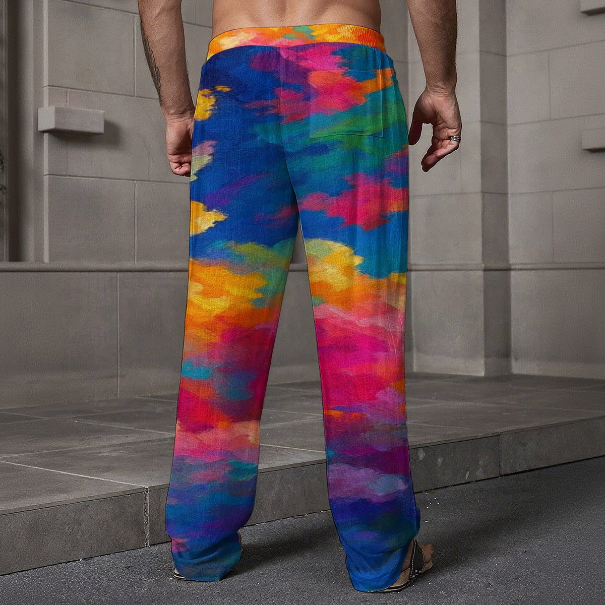 Men's Loose Casual Pants With Pocket