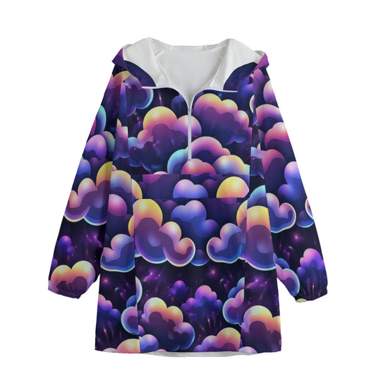 Unisex Windbreaker Long Jacket
