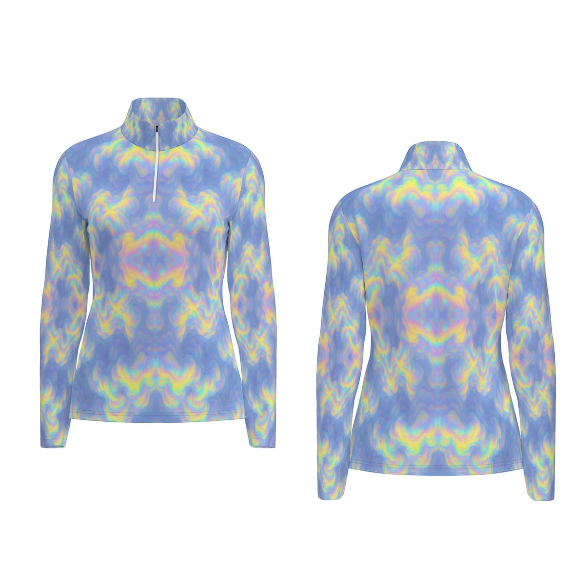 Women's Sports Collar Jersey With Long Sleeve