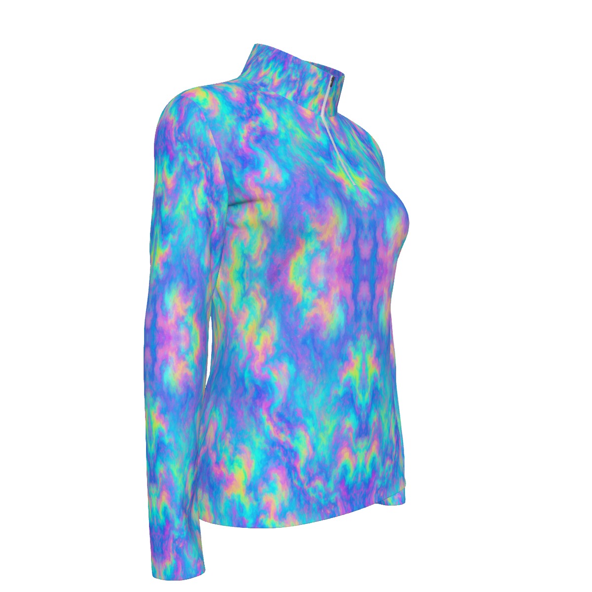 Women's Sports Collar Jersey With Long Sleeve