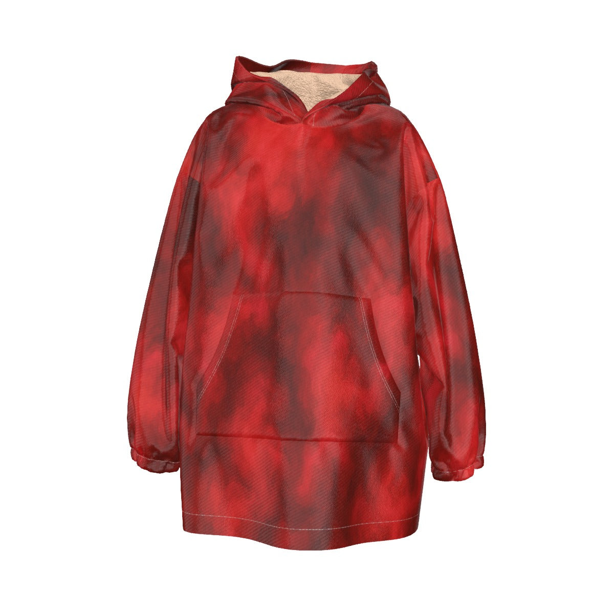 Unisex Kid's Sherpa Fleece Hoodie Blanket