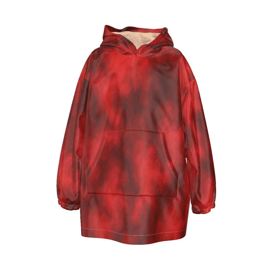 Unisex Kid's Sherpa Fleece Hoodie Blanket