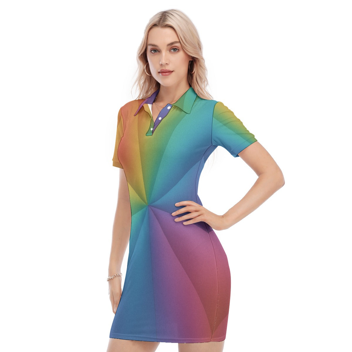 Women's Polo Collar Dress