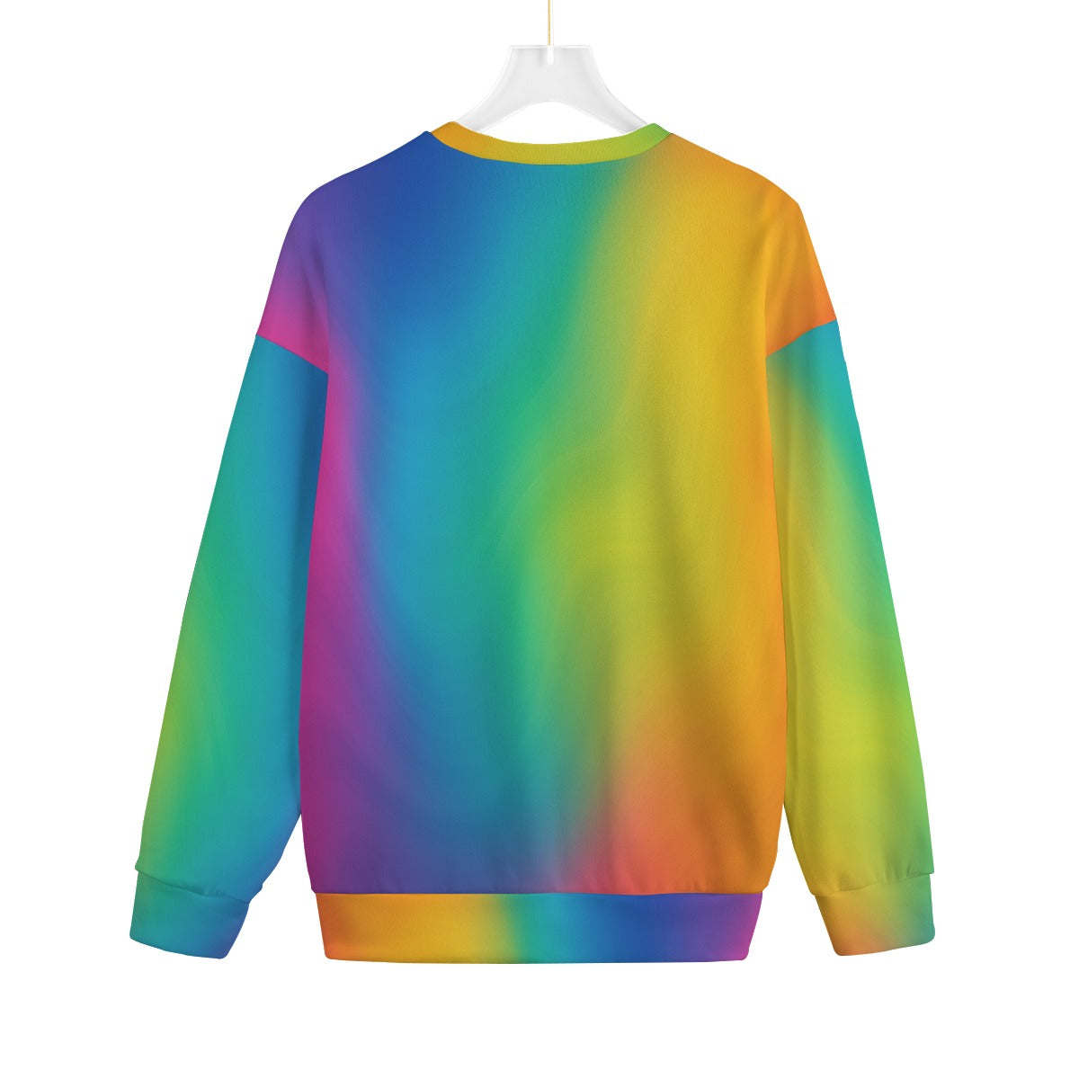 Unisex Drop-shoulder Knitted Fleece Sweater - view 2