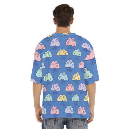 Men's Drop Shoulder T-shirt With Short Sleeve