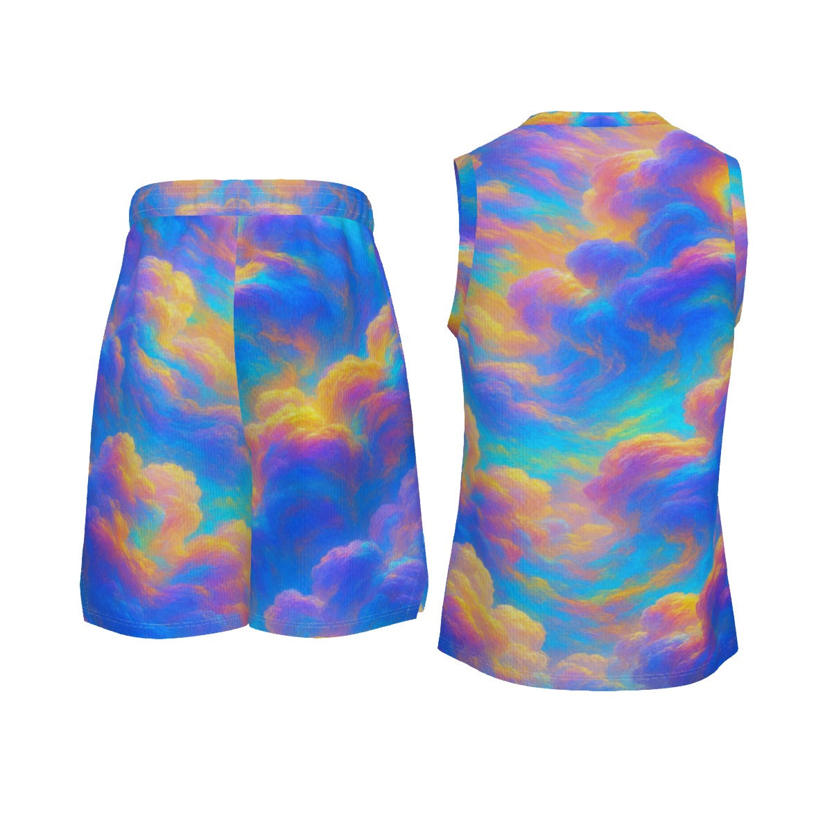 Men's V Neck Basketball Suit