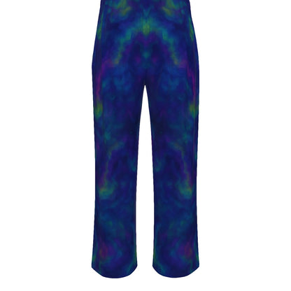 Unisex Knitted Fleece Wide Leg Pants