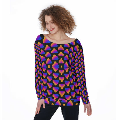 Women's Off-Shoulder Sweatshirt