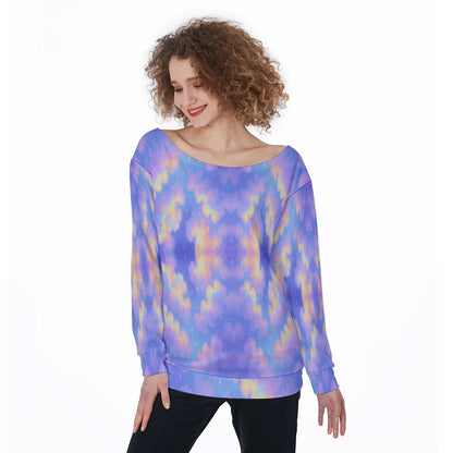 Women's Off-Shoulder Sweatshirt