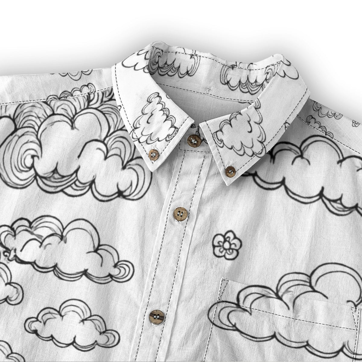 Men's Casual Lapel Long Sleeve Shirt|125GSM Cotton