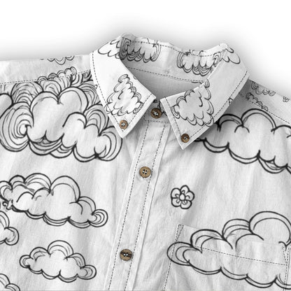 Men's Casual Lapel Long Sleeve Shirt|125GSM Cotton