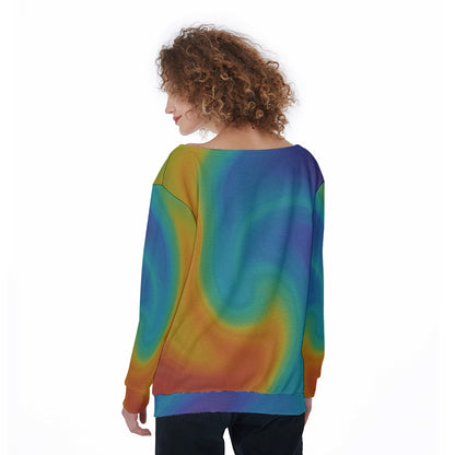 Women's Off-Shoulder Sweatshirt