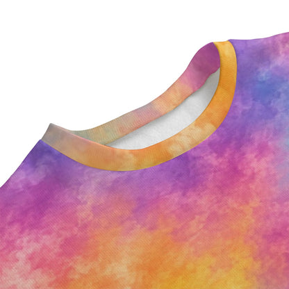 Unisex Drop-shoulder Knitted Fleece Sweater - view 3