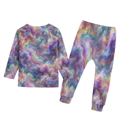 Kid's Knitted Fleece Set