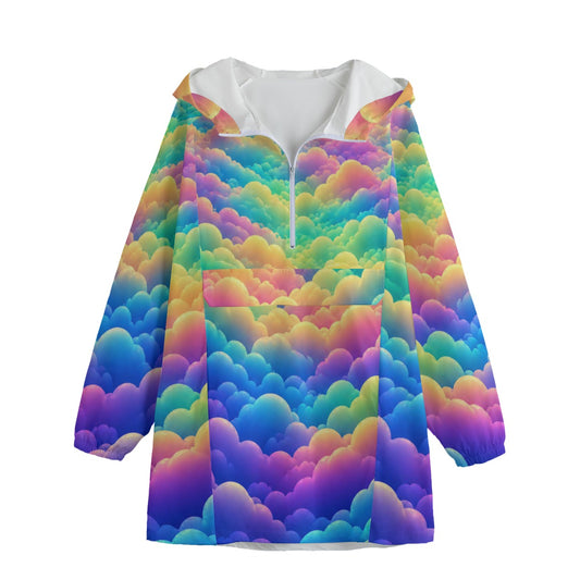 Unisex Windbreaker Long Jacket