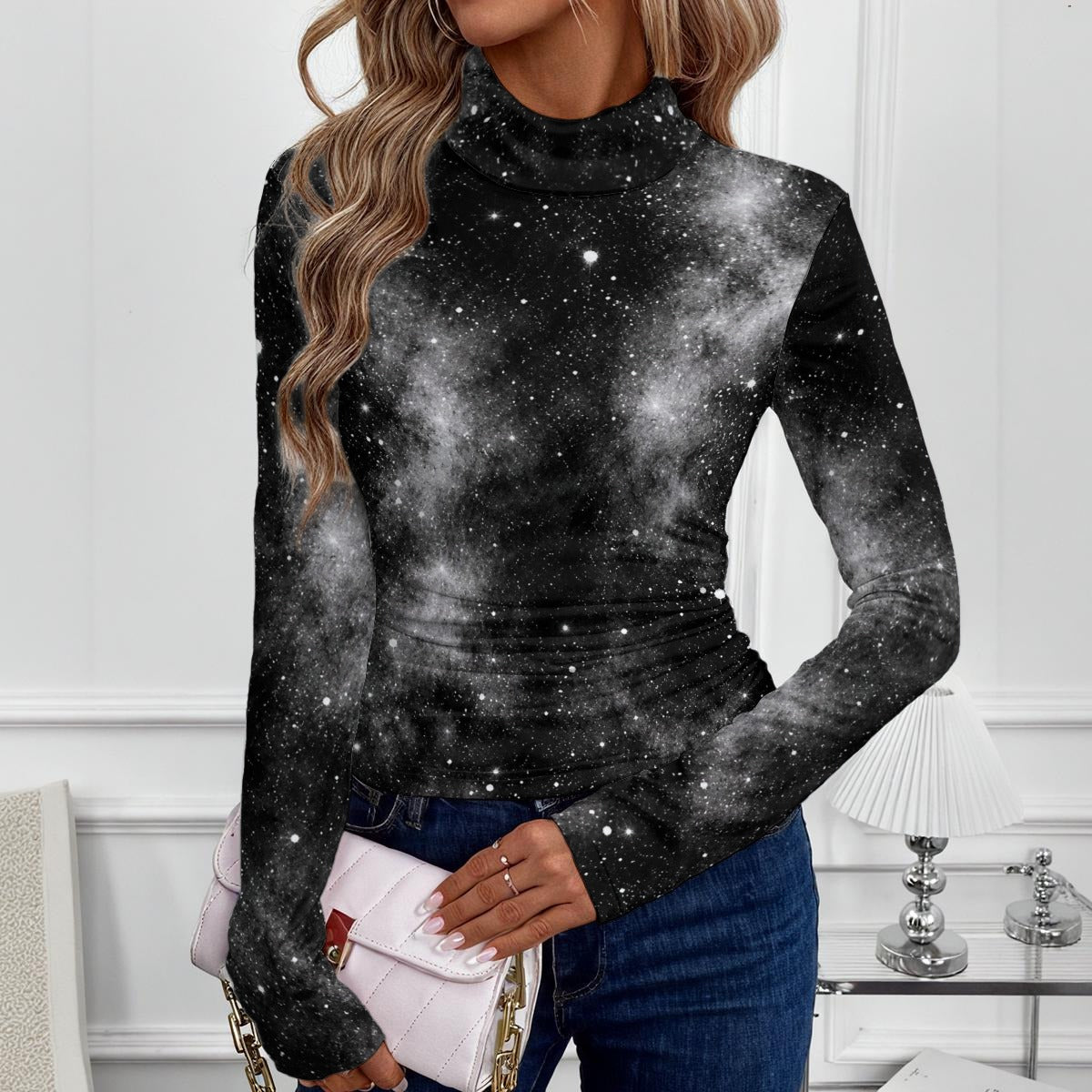 Women’s High-Neck Long-Sleeve Top - view 2